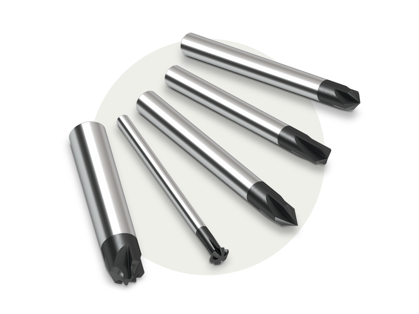 Solid carbide chamfer mills Solid carbide chamfer mills